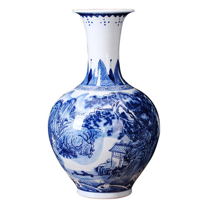 Compatible porcelain for Jahrriesnge blue landscape painting vase cna0049 Compatible porcelain Jahrriesnge for blue landscape painting vase cna0049