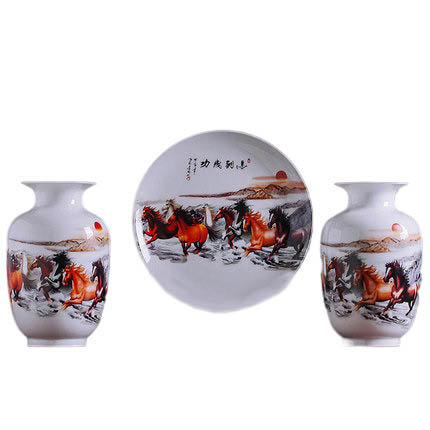Compatible porcelain for Jahrriesnge vase set 3 pieces cna0196 Compatible porcelain Jahrriesnge for vase set 3 pieces cna0196
