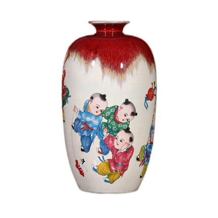 Compatible porcelain for Jahrriesnge kiln change cracked glaze pomegranate flower vase cna0441 Compatible porcelain Jahrriesnge for kiln change cracked glaze pomegranate flower vase cna0441