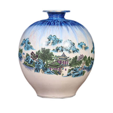 Compatible porcelain for Jahrriesnge kiln change cracked glaze pomegranate flower vase cna0443 Compatible porcelain Jahrriesnge for kiln change cracked glaze pomegranate flower vase cna0443