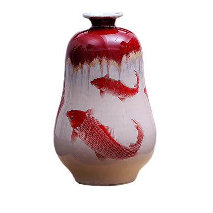 Compatible porcelain for Jahrriesnge kiln change cracked glaze pomegranate flower vase cna0447 Compatible porcelain Jahrriesnge for kiln change cracked glaze pomegranate flower vase cna0447