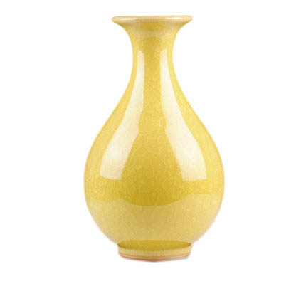 Compatible porcelain for Jahrriesnge yellow ice cube cracked gourd vase cna0734 Compatible porcelain Jahrriesnge for yellow ice cube cracked gourd vase cna0734