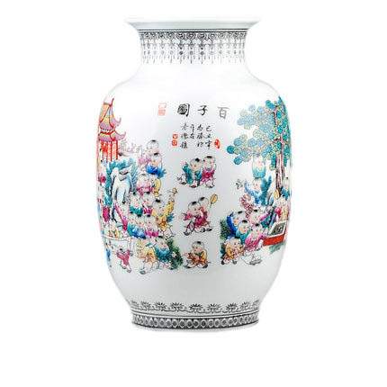 Compatible porcelain for Jahrriesnge pastel one hundred children figure vase cna0785 Compatible porcelain Jahrriesnge for pastel one hundred children figure vase cna0785