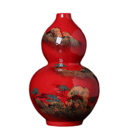 Compatible porcelain for Jahrriesnge red landscape vase cna1353 Compatible porcelain Jahrriesnge for red landscape vase cna1353