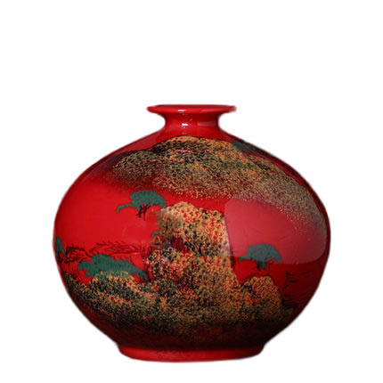 Compatible porcelain for Jahrriesnge red landscape vase cna1355 Compatible porcelain Jahrriesnge for red landscape vase cna1355