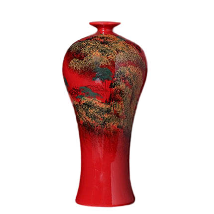 Compatible porcelain for Jahrriesnge red landscape vase cna1356 Compatible porcelain Jahrriesnge for red landscape vase cna1356