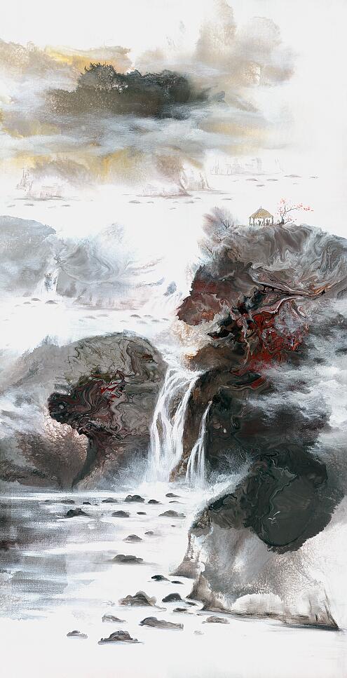 Compatible Landscape for JAHRRIESNGE waterfall lpf09558 Compatible Landscape JAHRRIESNGE for waterfall lpf09558