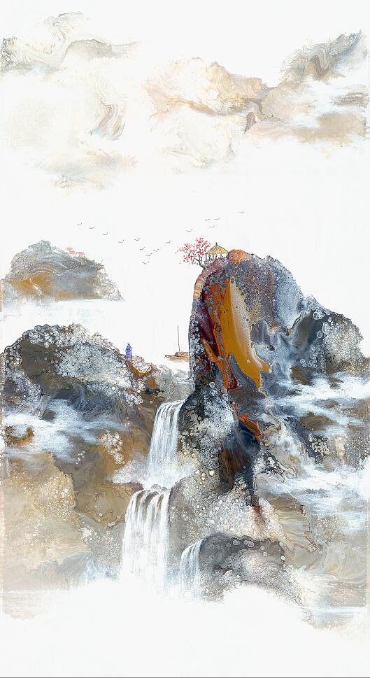 Compatible Landscape for JAHRRIESNGE waterfall lpf09568 Compatible Landscape JAHRRIESNGE for waterfall lpf09568