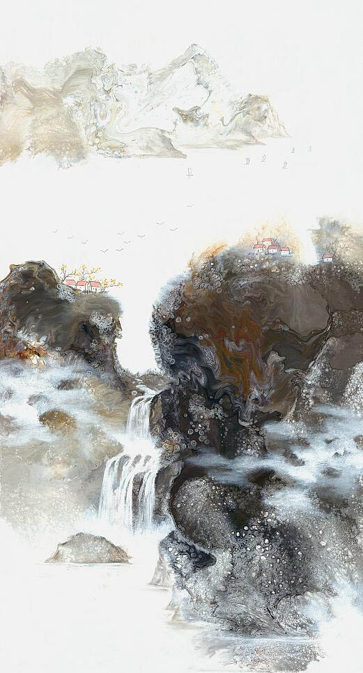 Compatible Landscape for JAHRRIESNGE waterfall lpf09575 Compatible Landscape JAHRRIESNGE for waterfall lpf09575