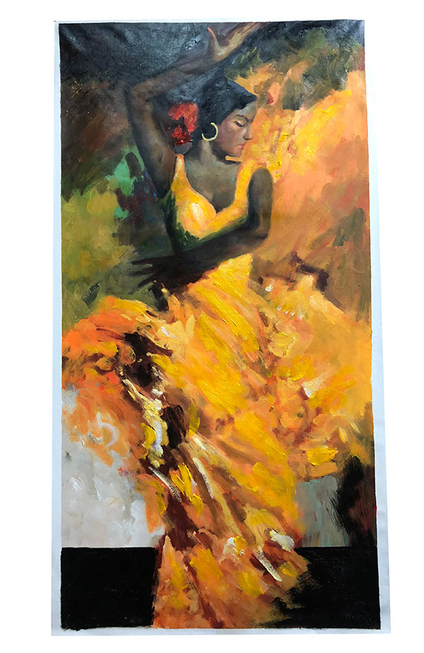 Compatible Oil Painting for JAHRRIESNGE dancer-lpg0012 Compatible Oil Painting JAHRRIESNGE for dancer-lpg0012