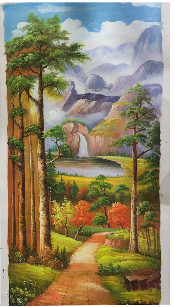 Compatible Oil Painting for JAHRRIESNGE landscape-lpg0139 Compatible Oil Painting JAHRRIESNGE for landscape-lpg0139