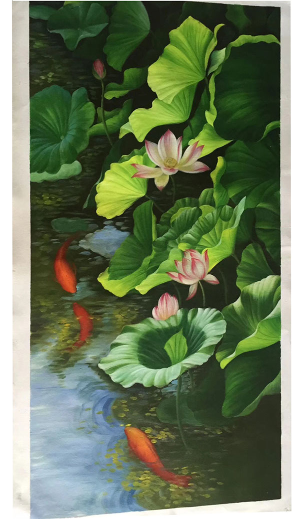 Compatible Oil Painting for JAHRRIESNGE lotus-lpg0375 Compatible Oil Painting JAHRRIESNGE for lotus-lpg0375