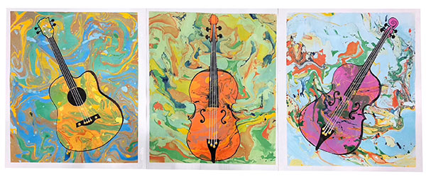 Compatible Oil Painting for JAHRRIESNGE guitar-lpg0422 Compatible Oil Painting JAHRRIESNGE for guitar-lpg0422