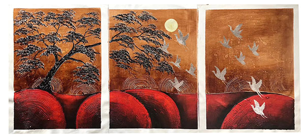 Compatible Oil Painting for JAHRRIESNGE sunset-lpg0424 Compatible Oil Painting JAHRRIESNGE for sunset-lpg0424