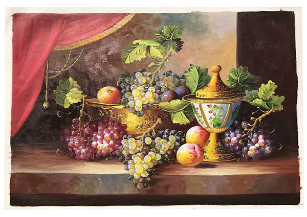 Compatible Still Life Jahrriesnge  for vase-fruits-lpg0881 