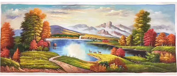 Compatible Landscape Jahrriesnge  for far-mountain-river-lpg1074 