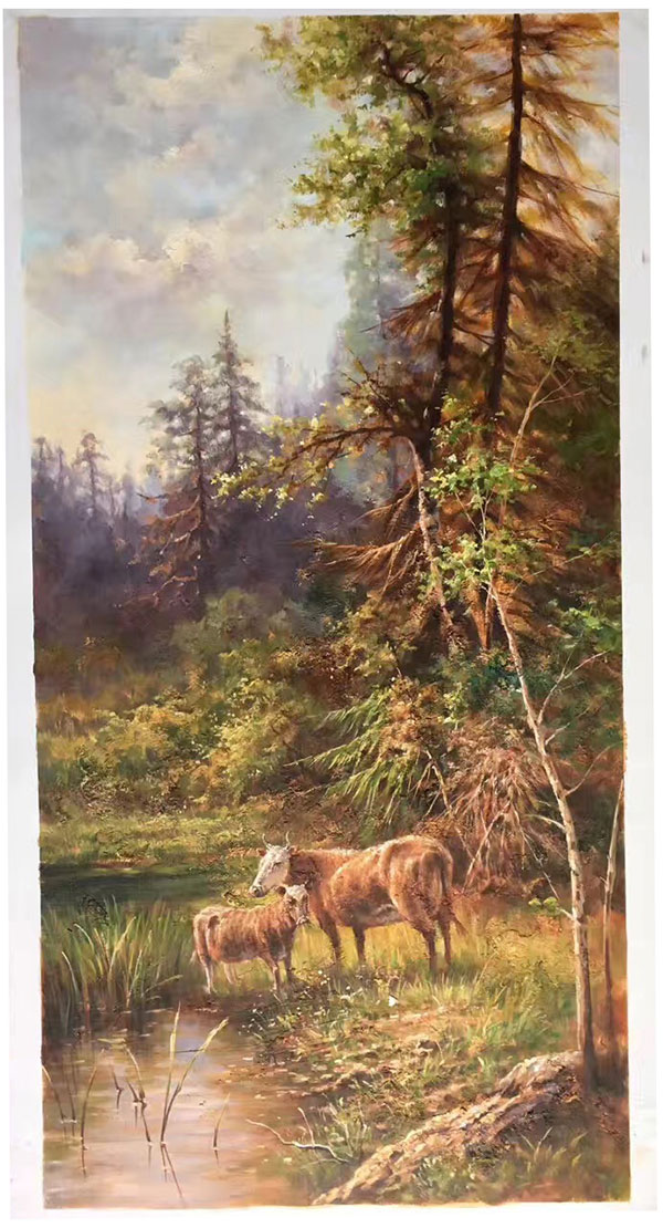 Compatible Landscape for JAHRRIESNGE cow-and-calf-lpg1321 Compatible Landscape JAHRRIESNGE for cow-and-calf-lpg1321