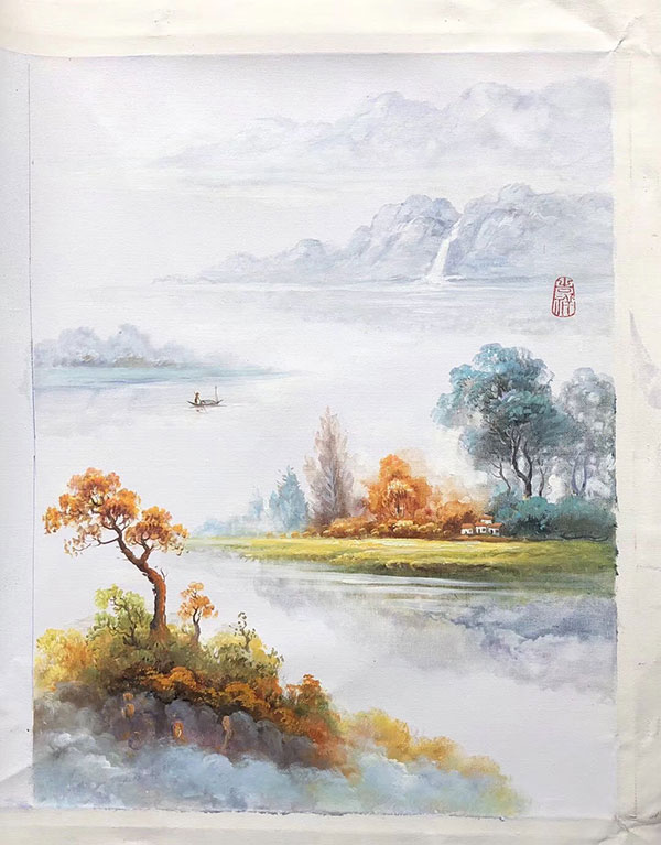 Compatible Landscape for JAHRRIESNGE boat-in-lake-lpg1401 Compatible Landscape JAHRRIESNGE for boat-in-lake-lpg1401