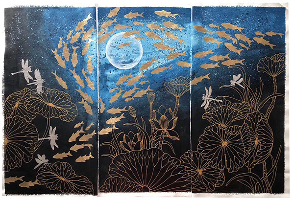 Compatible Animals for Jahrriesnge fish-dragonfly-lotus-blad-lpg1448 Compatible Animals Jahrriesnge for fish-dragonfly-lotus-blad-lpg1448