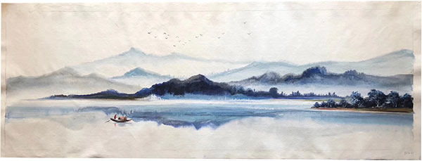 Compatible Landscape for Jahrriesnge montains-and-boat-lpg1463 Compatible Landscape Jahrriesnge for montains-and-boat-lpg1463