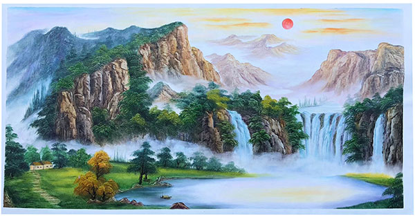 Compatible Landscape for JAHRRIESNGE waterfall-lpg1843 Compatible Landscape JAHRRIESNGE for waterfall-lpg1843