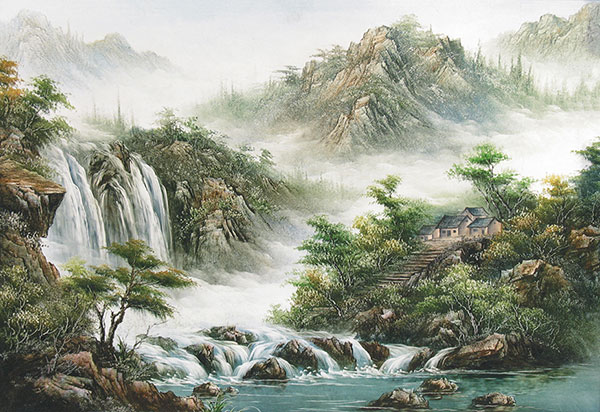 Compatible Landscape for JAHRRIESNGE waterfall lpg2393 Compatible Landscape JAHRRIESNGE for waterfall lpg2393